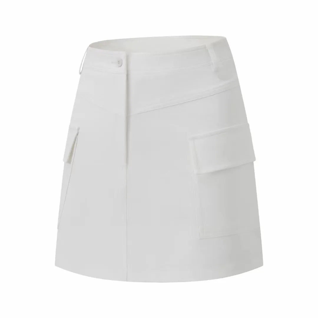 Golf Skirt Women Outdoor Skirt Quick Dry Zip Pockets Active Skirts Golf Sport Clothing