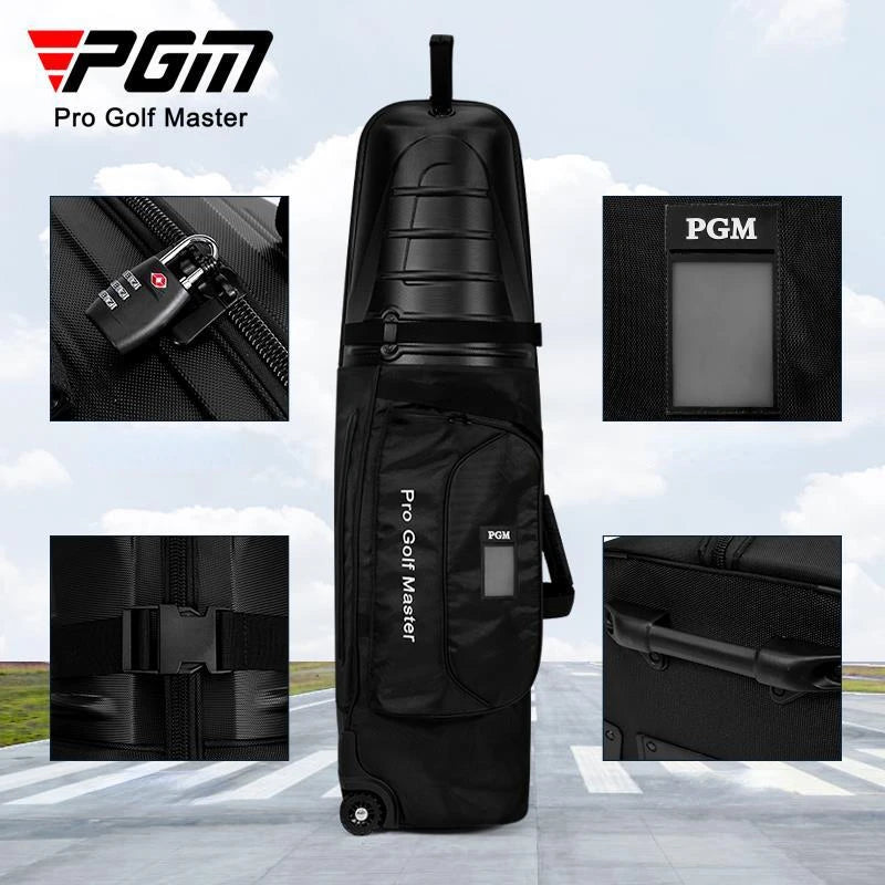 Golf Aviation Golf Club Travel Bag Men / Women Hard Shell Anti Crash Aircraft Roller Travel Bag