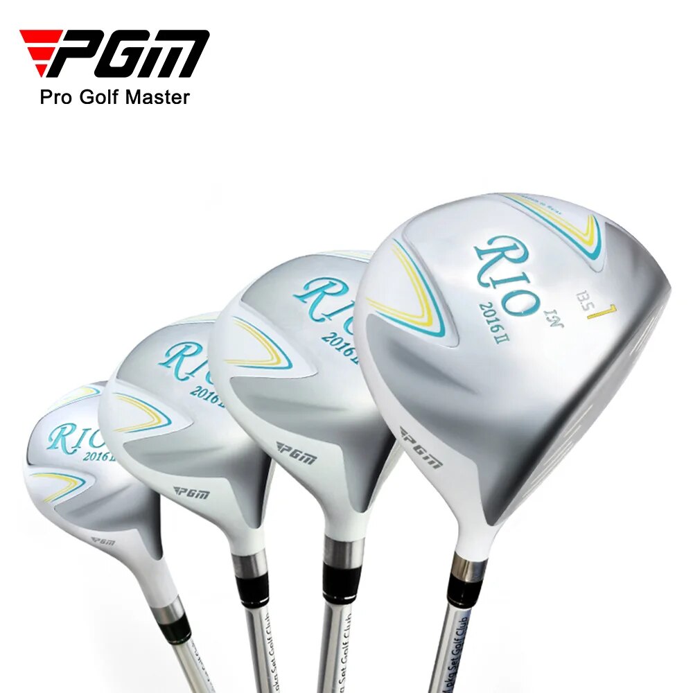 RIO Women 9/11pcs Golf Club Set with Golf Bag Carbon Stainless Steel Irons, Woods, And Driver W/Bag