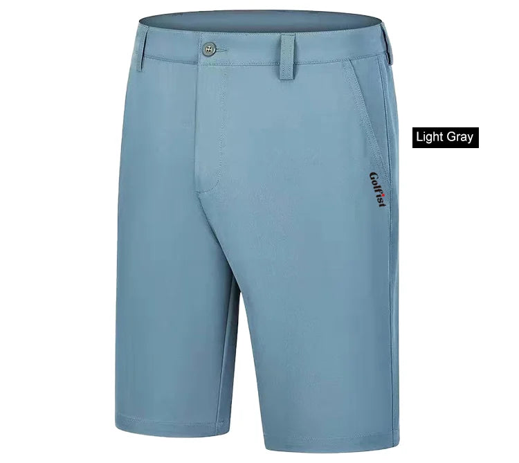 Golf Men's Shorts Summer Solid Breathable Trousers Comfortable Cotton Casual Clothes Sportswear