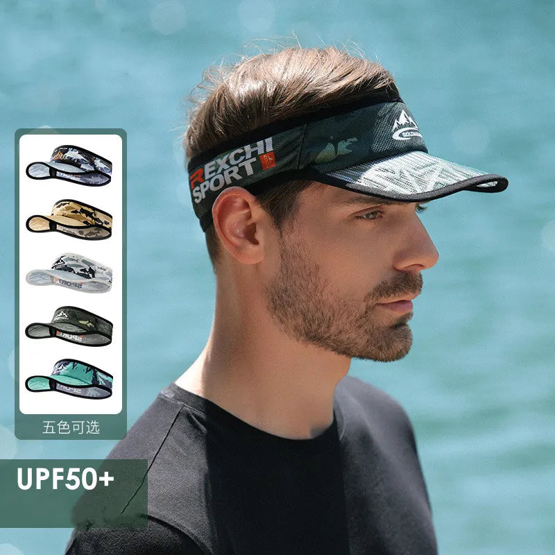 Sun Visor Hat Top Golf, Fishing, Sweat-Absorbent Sun Protection For All Sports