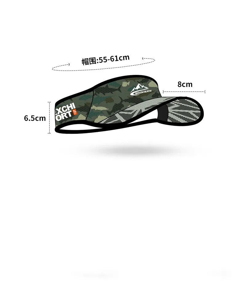 Sun Visor Hat Top Golf, Fishing, Sweat-Absorbent Sun Protection For All Sports