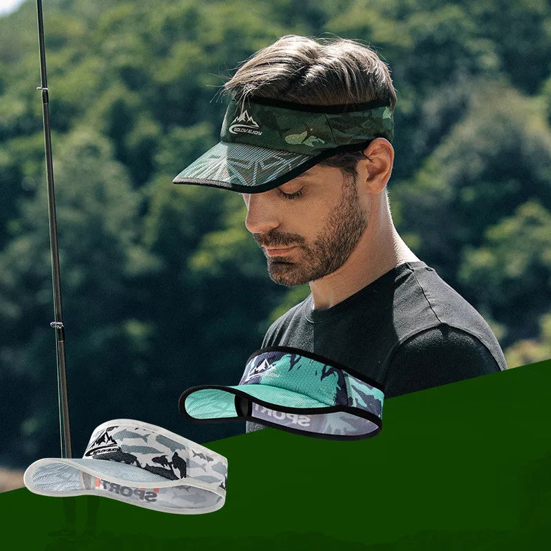 Sun Visor Hat Top Golf, Fishing, Sweat-Absorbent Sun Protection For All Sports