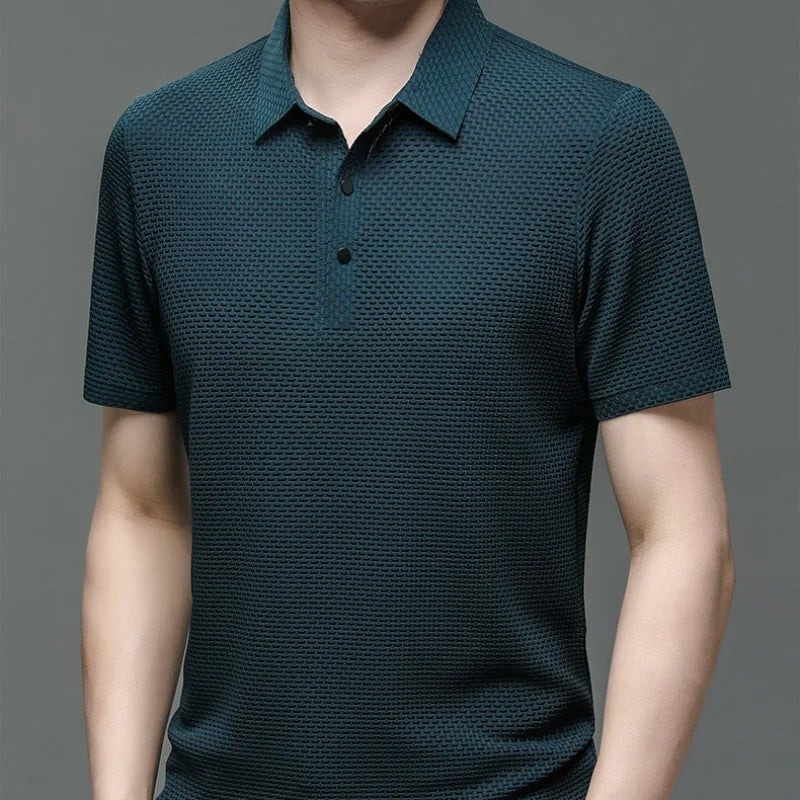 Golf Summer Men's Short-Sleeved Polo Shirt Breathable T-Shirt