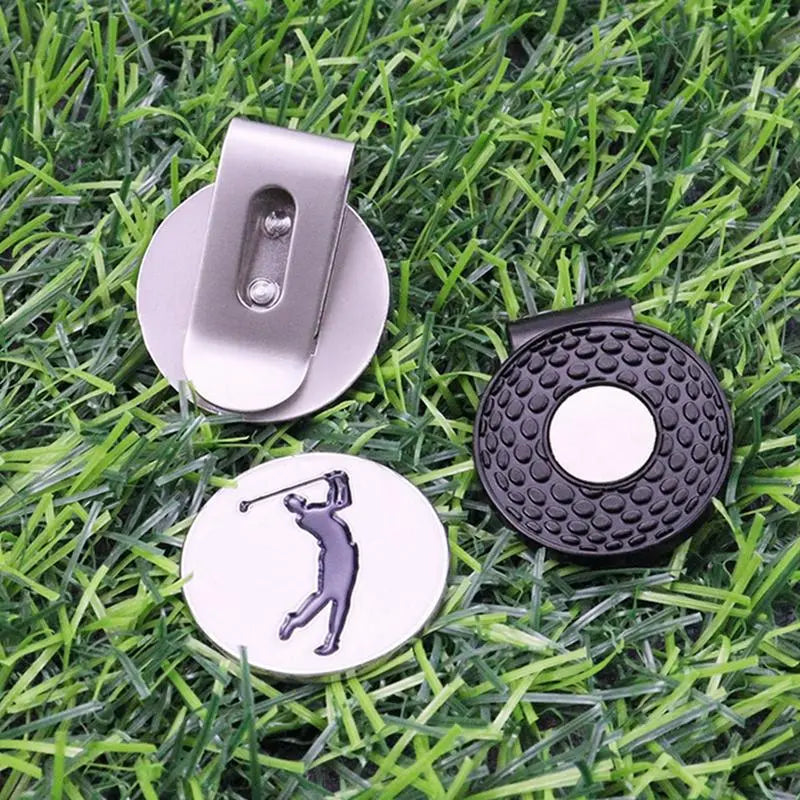 Golf Ball-Marker And Magnet For Golf Cap