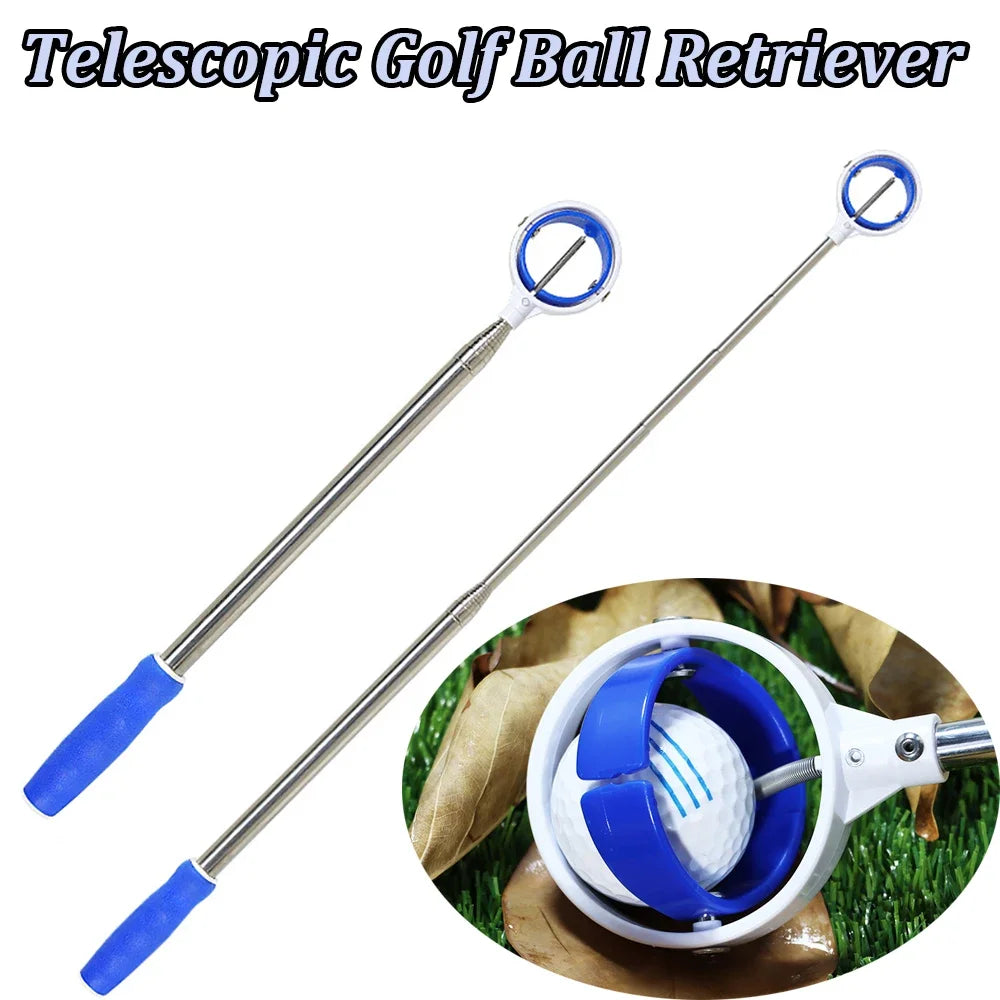 6/9/12FT Golf Ball Retriever Telescope for Water with Spring Release-Ready Head Premium Stainless Steel Ball Retriever Tool