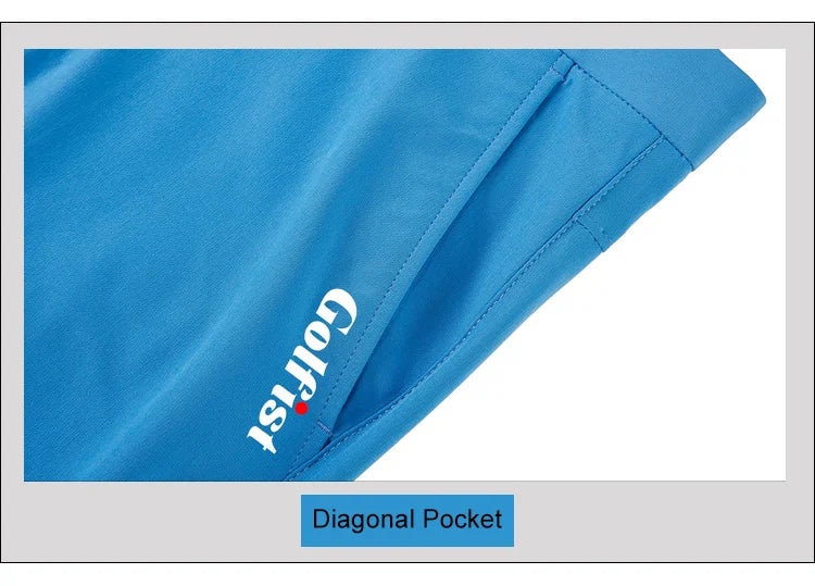 Golf Men's Shorts Summer Solid Breathable Trousers Comfortable Cotton Casual Clothes Sportswear
