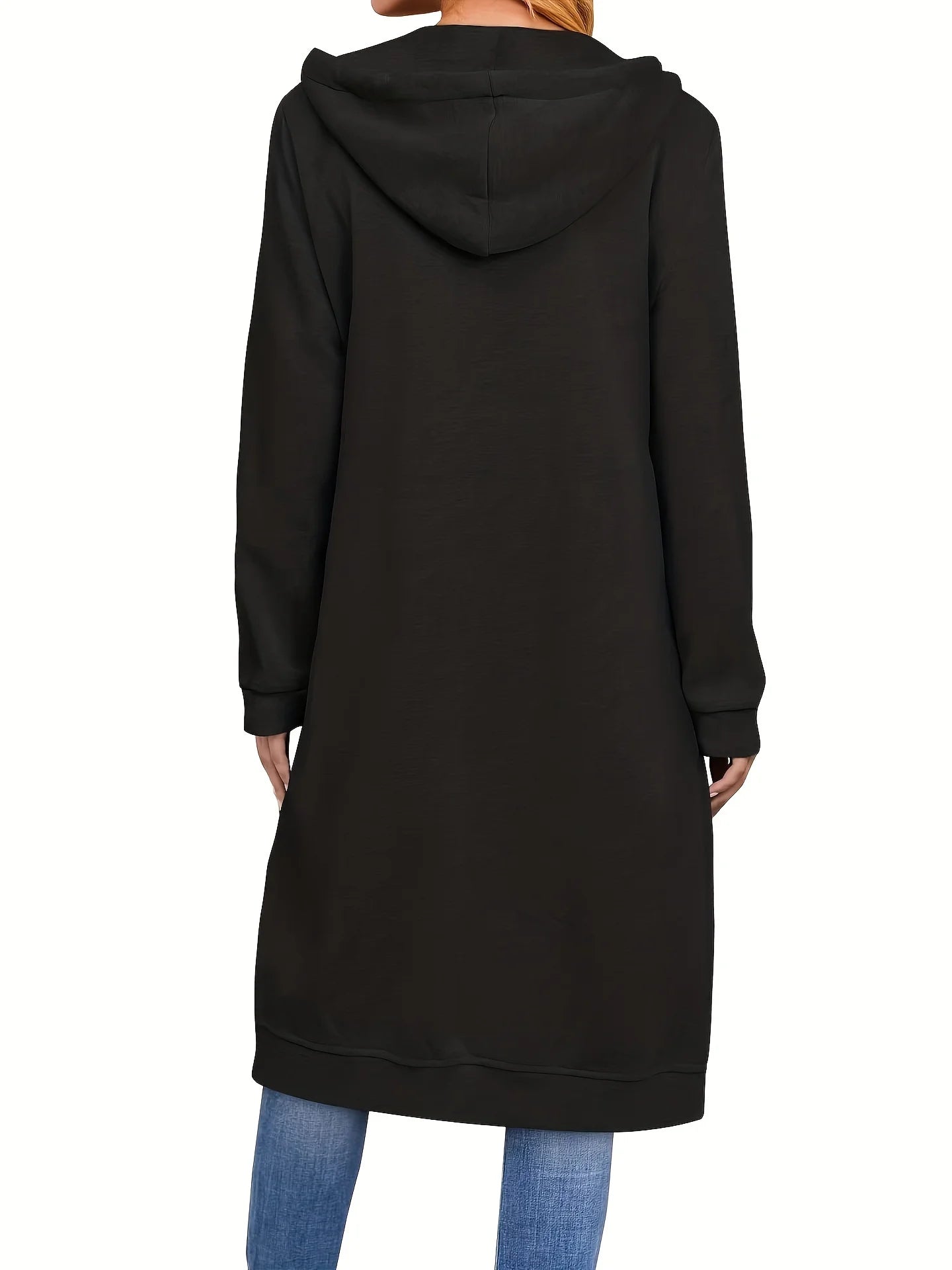 Plus Size Hoodies for Women Casual Full Zip Hoodies Comfortable Women's Long Fashionable Sweatshirts With Pockets