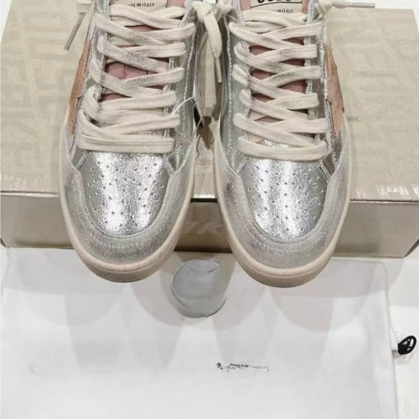 Luxury Leather Women's Sports shoes retro casual