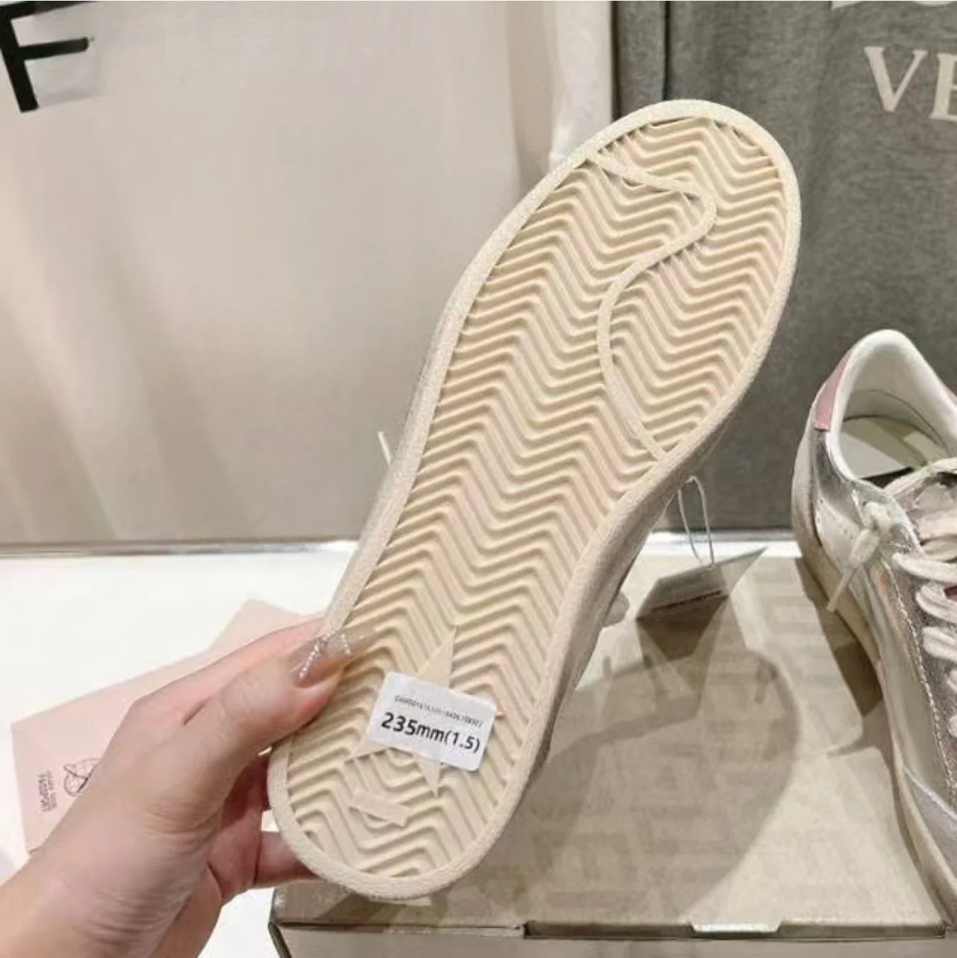 Luxury Leather Women's Sports shoes retro casual