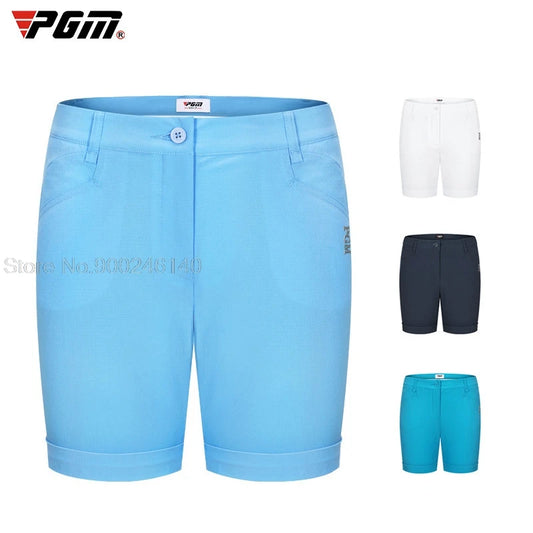 Womans Casual Golf Shorts Summer Elastic Stretch Shorts Ladies Breathable Sports Trousers Golf Clothing