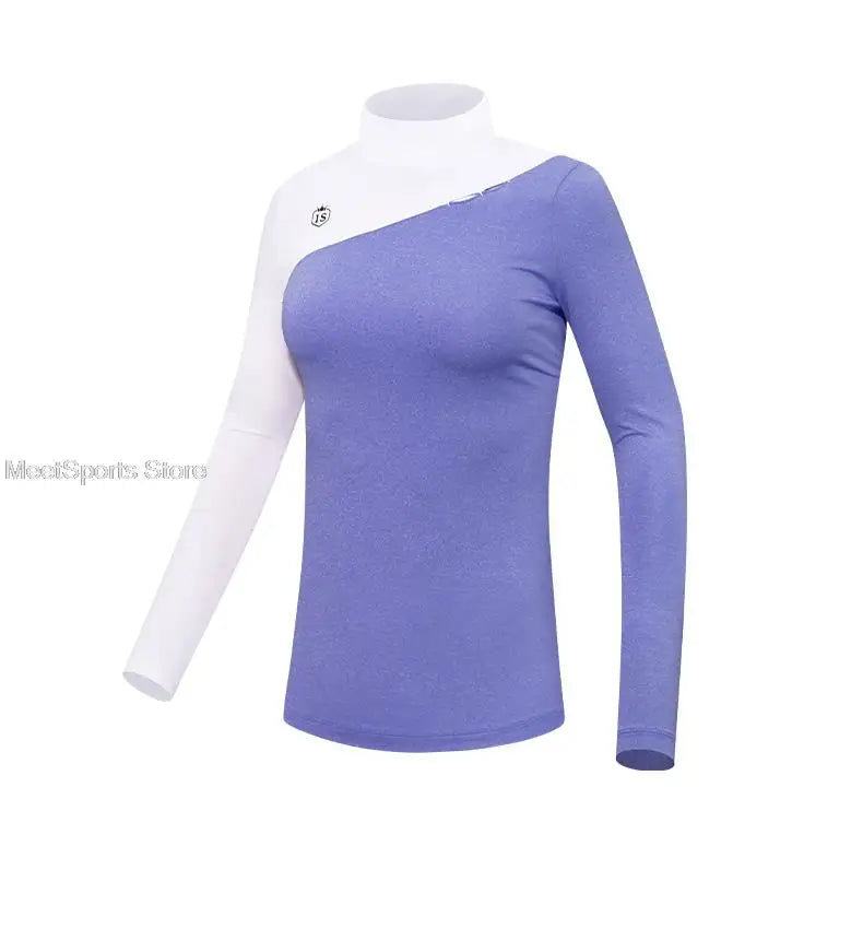 Golf Ladies Long Sleeved  Shirts for Women Golf Shirts Female Stretch Sports Tops