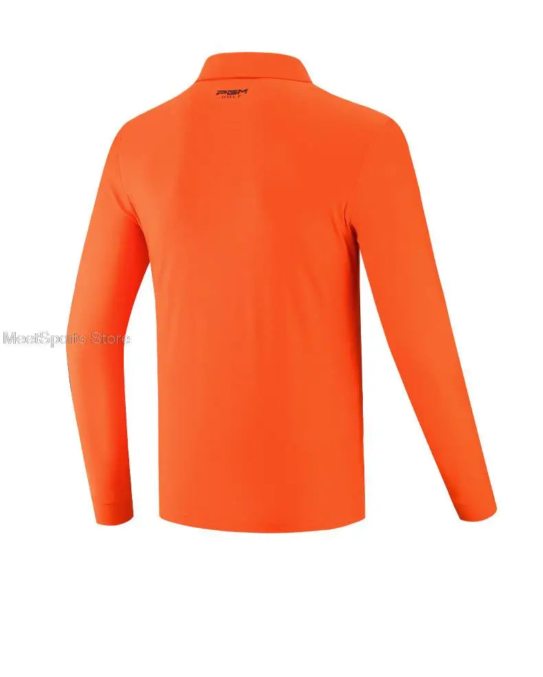 Golf Shirt Windproof Mens Breathable Shirt Long Sleeved Fitness Apparel