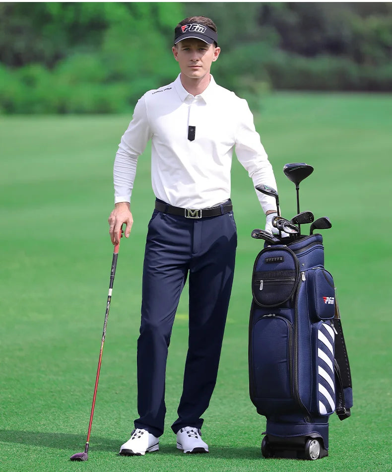 Summer Golf Pants for Men's Trousers Sports Pants Elasticity Golf Clothing Outdoor Sports Trousers Plus Size