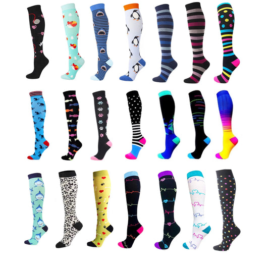 Compression Socks Golf Athletic 15-30 mmHG For Pregnant/ Edema /Diabetes Varicose Veins