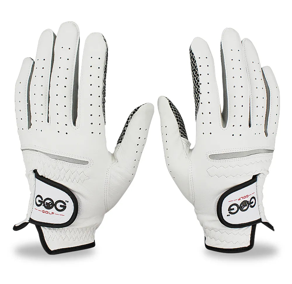 Genuine Leather Golf Gloves Men's Left Right Hand Soft Breathable Pure Sheepskin Golf Gloves Golf