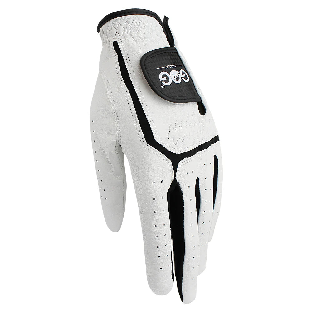 10pcs Golf Gloves Professional Men's Genuine Leather Sheepskin Left Golf Glove Soft Breathable