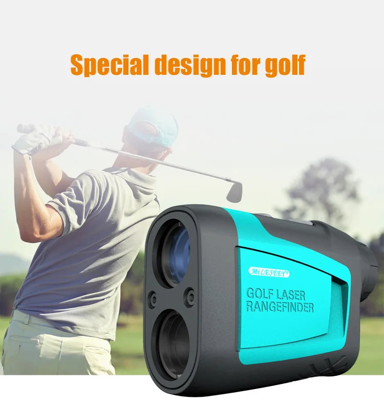 Golf Laser Rangefinder Measure 600M/Yard Distance Meter 6X Monocular For Golf / Sports / Hunting