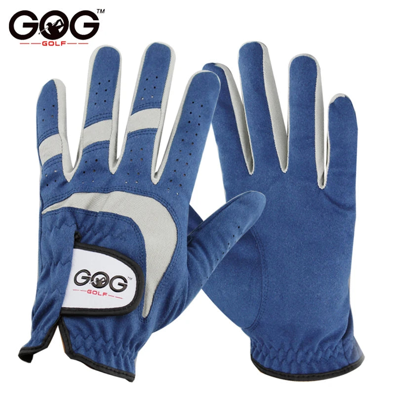 1pc Professional Golf Glove Breathable Blue Soft Fabric Golf Glove Left Hand Super Fine Sports Glove