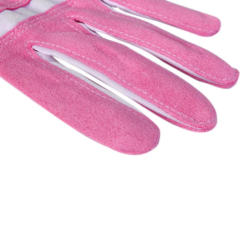 Golf Gloves Lady Left / Right Hand Adjustable Breathable Women's Fiber Cloth Full Finger Gloves