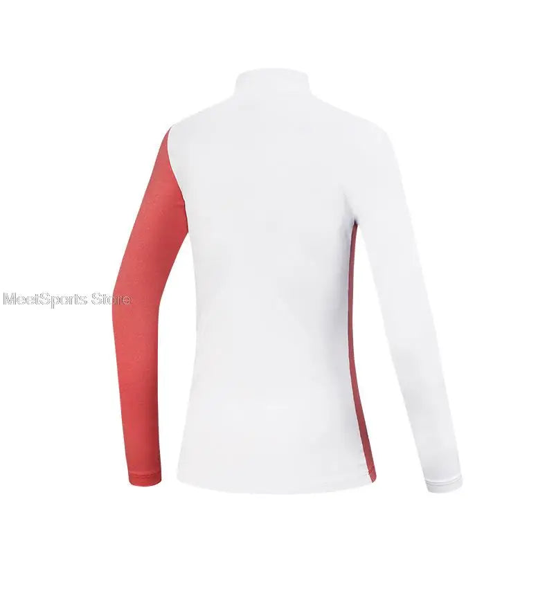 Golf Ladies Long Sleeved  Shirts for Women Golf Shirts Female Stretch Sports Tops