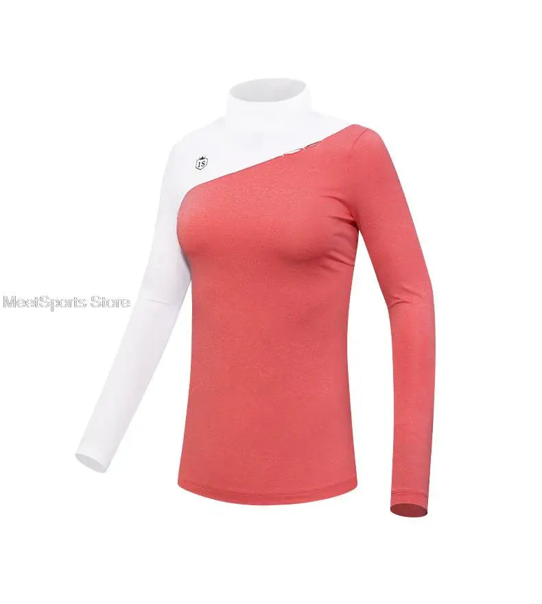 Golf Ladies Long Sleeved  Shirts for Women Golf Shirts Female Stretch Sports Tops