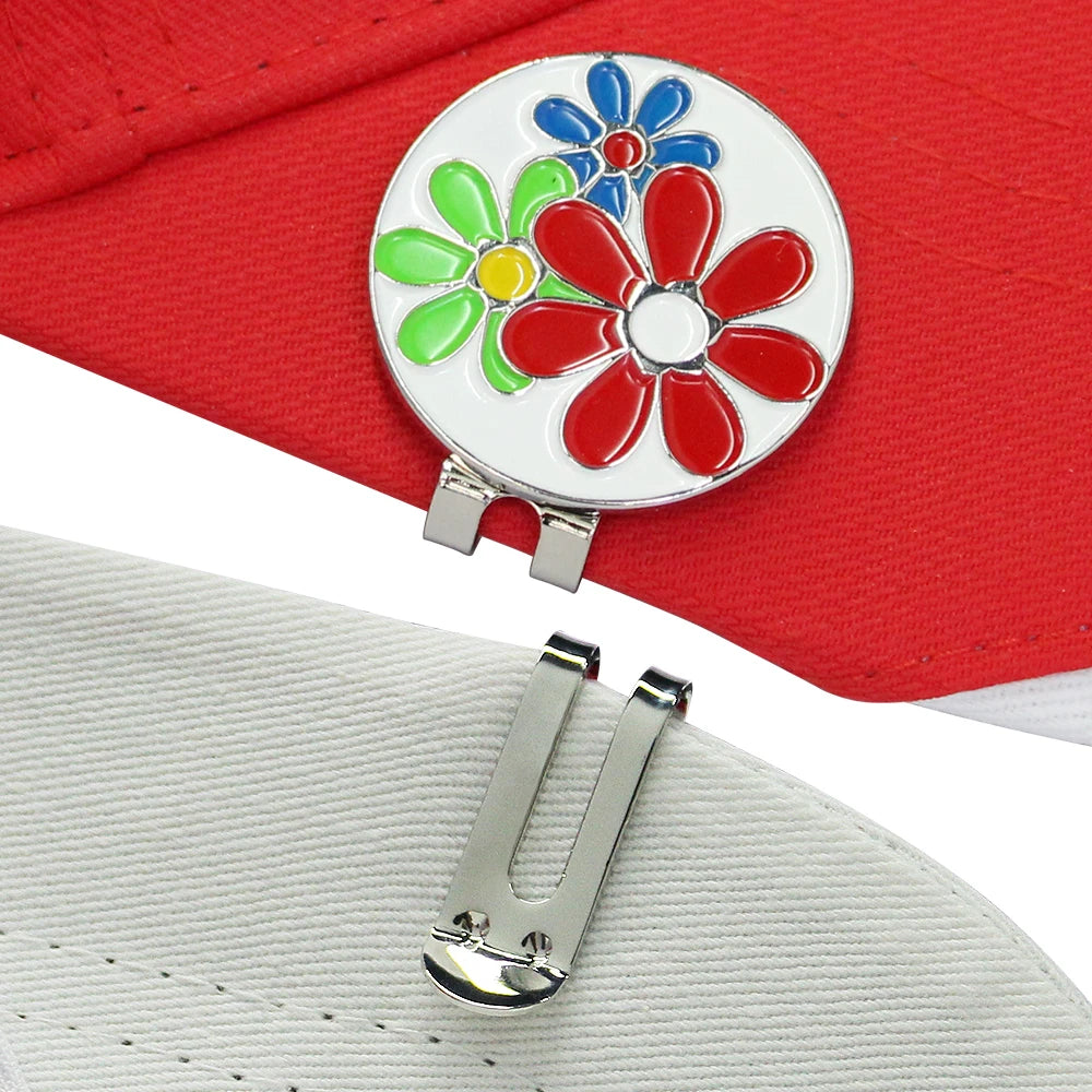 1 Pcs Golf Hat Clip Golf Ball Mark Magnetic Golf Marker Golf Accessories Variety Of Styles