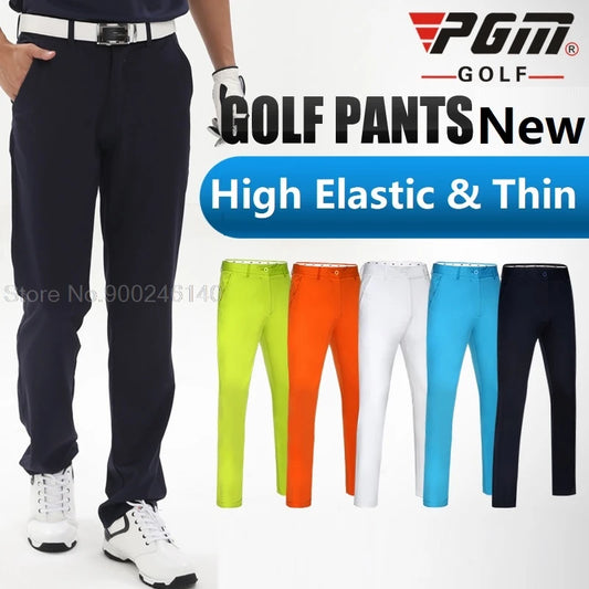 Golf Pant For Men Waterproof Sports Golf Trousers Summer Quick Dry Pants High Elastic Soft Pants XXS-XXXL Plus Size