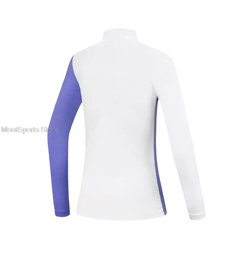 Golf Ladies Long Sleeved  Shirts for Women Golf Shirts Female Stretch Sports Tops