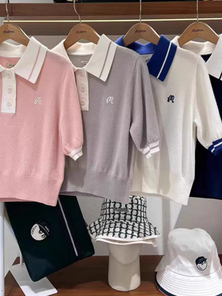Polo Knitted Comfortable Golf Top