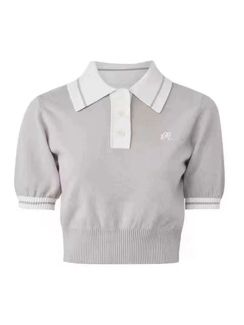 Polo Knitted Comfortable Golf Top