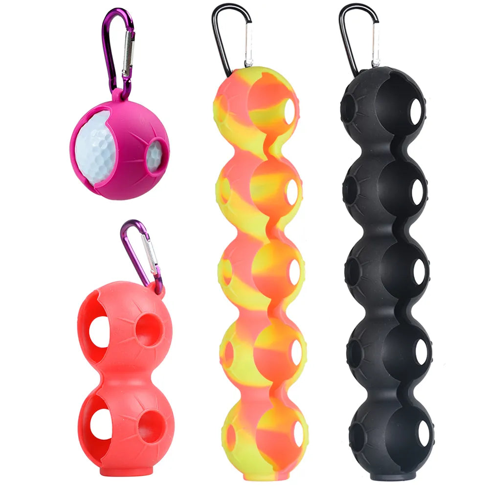 1Pcs, 2pcs, 5 Pcs, Golf Ball Protective Cover, Attach to Golf Bag, or Waist, Accessories