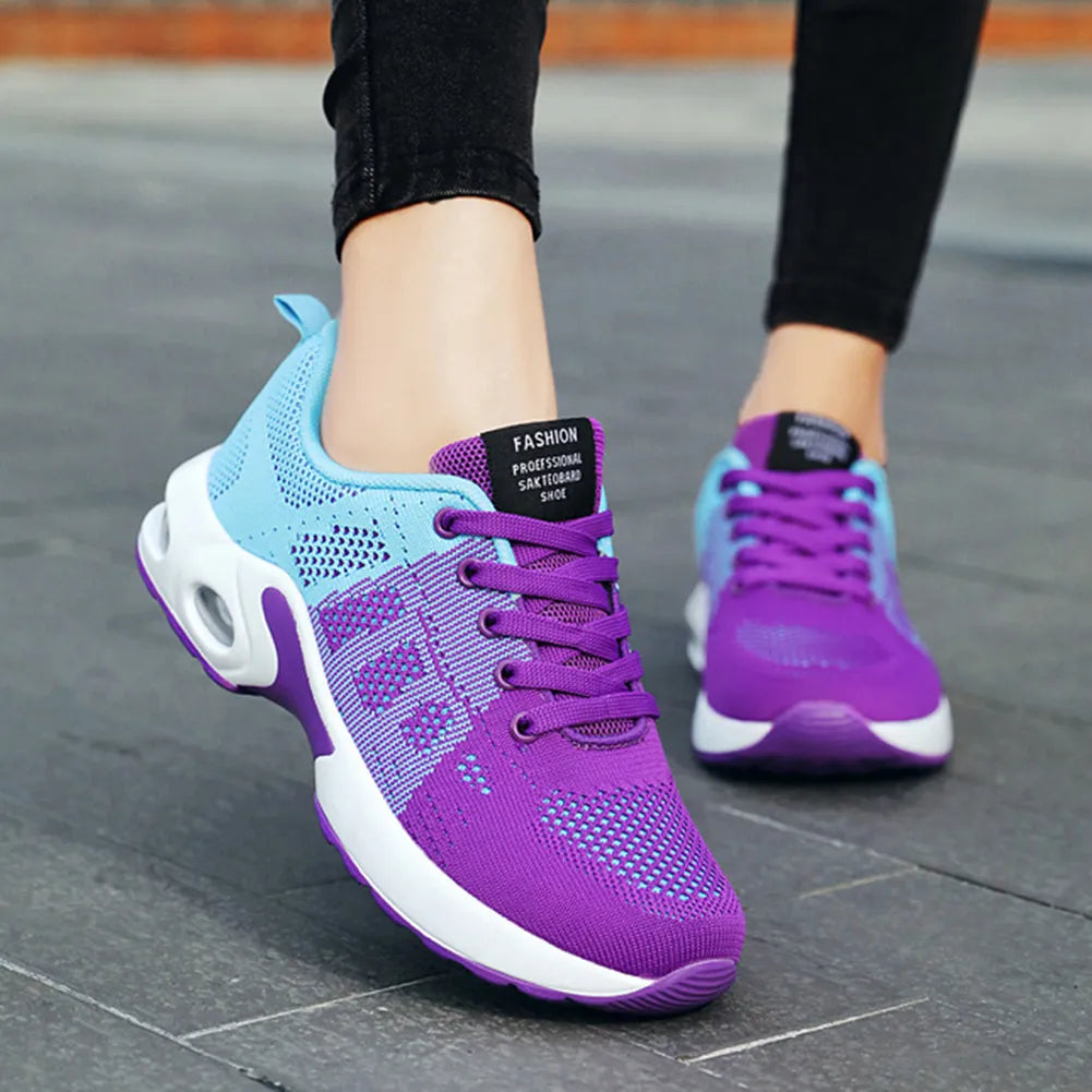 2023 Women Sport Shoes Fashion Sneakers, All Season, Comfortable Breathable Running Shoes.