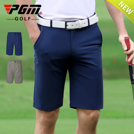 Men Golf Shorts Summer Solid Breathable Comfortable Cotton Casual Sports Wear