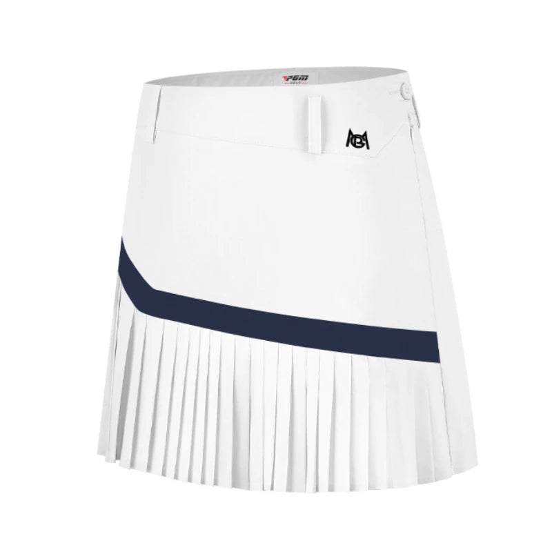 Women's Golf Sports Short Skirt Skort Summer Breathable  A-line Pleated Skirt