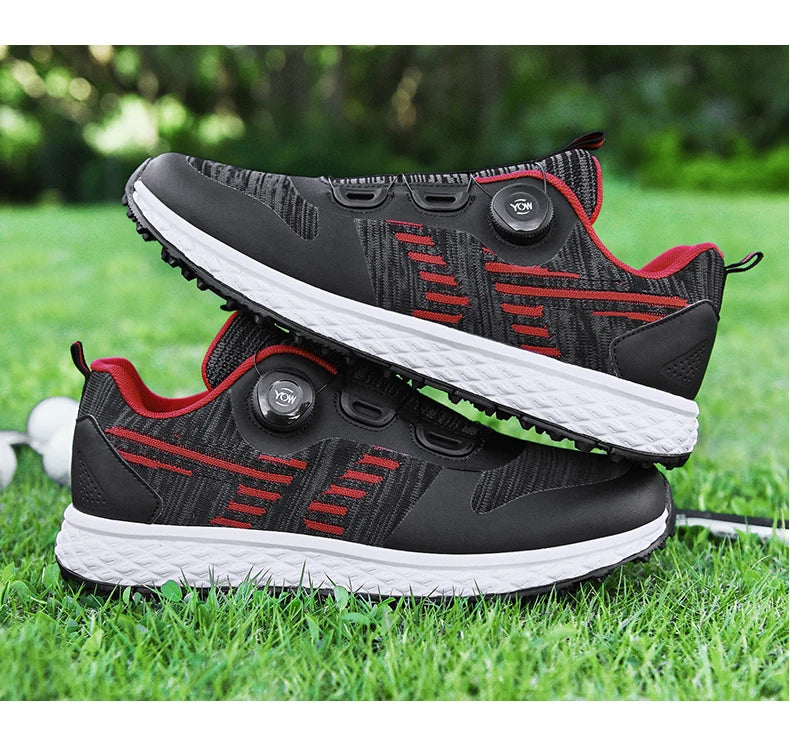 Professional Golf Shoes Mens Lightweight Golf Footwear Athletic Walking Golfing Sneaker