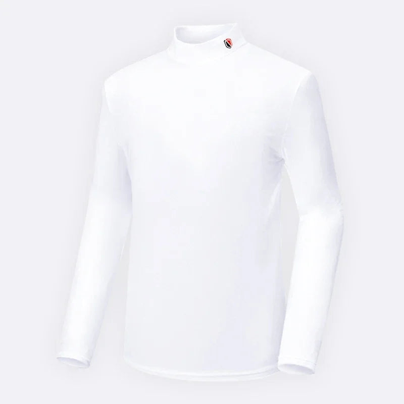 Summer Golf Mens Sunscreen with long sleeves and ultra-thin ice silk shirt