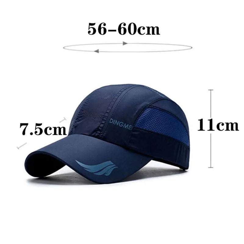 Sport Golf, Sports, Quick Dry, Unisex Cap, Sun Protection.