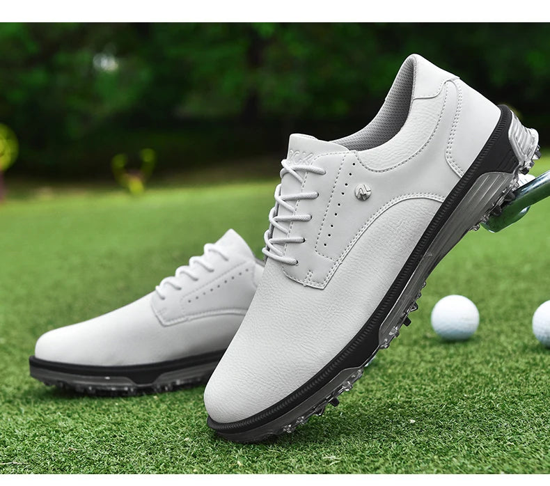 Golf Shoes Mens Professional Spikeless Sneakers Non-Slip Waterproof Outdoor Golf Walking Footwear