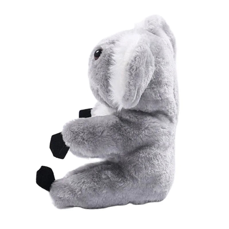 Animal Koala Golf Club Head Covers for Driver Head Cover Protector Plush Koala Golf Accessories Gray