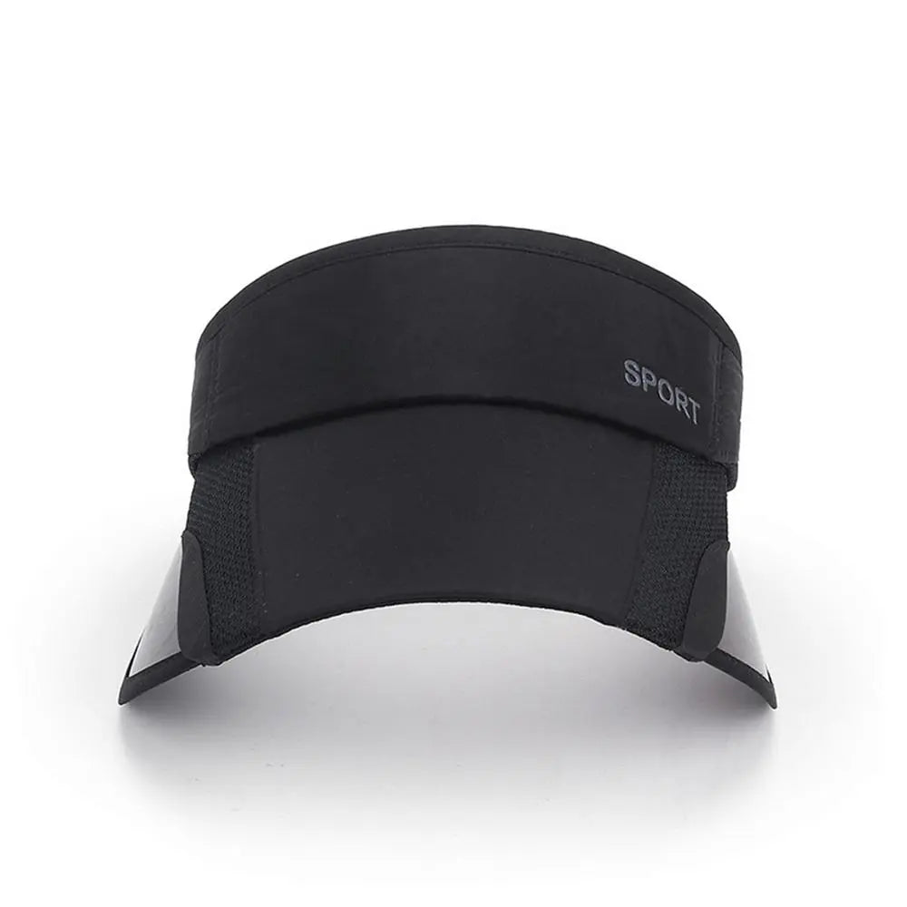 Sun-Visor, Golf Hat With Retractable Sides.