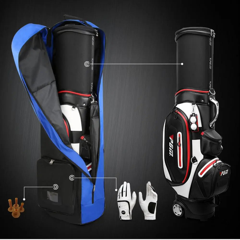 Travel Golf Bag Golf Airplane Bags With Wheel Lightweight.