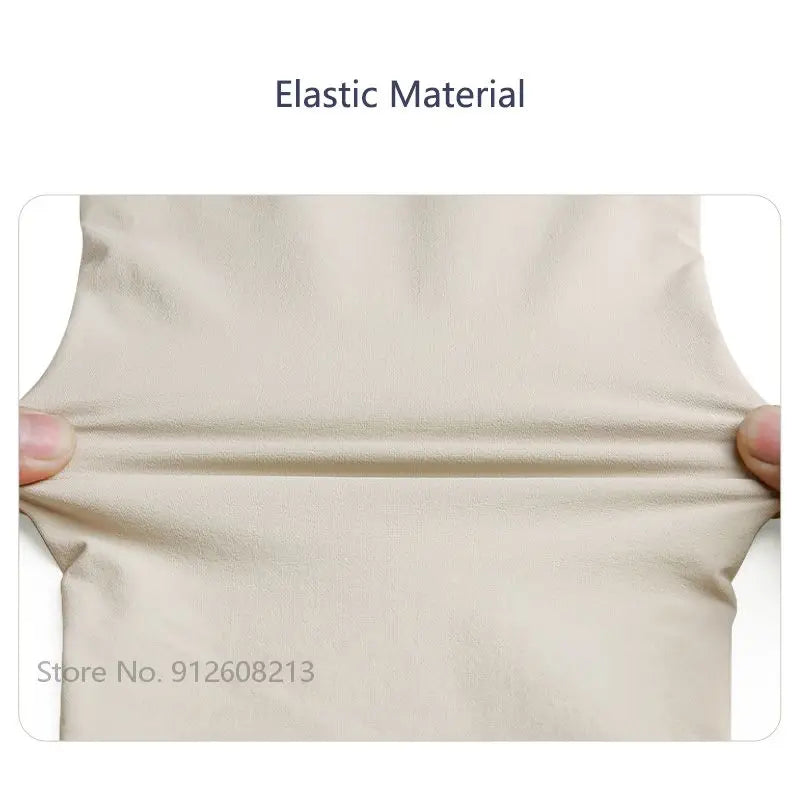 Summer Women Sports Trousers Elastic Split Golf Pants Lady High Waist Breathable Ankle Length Trousers XS-XL