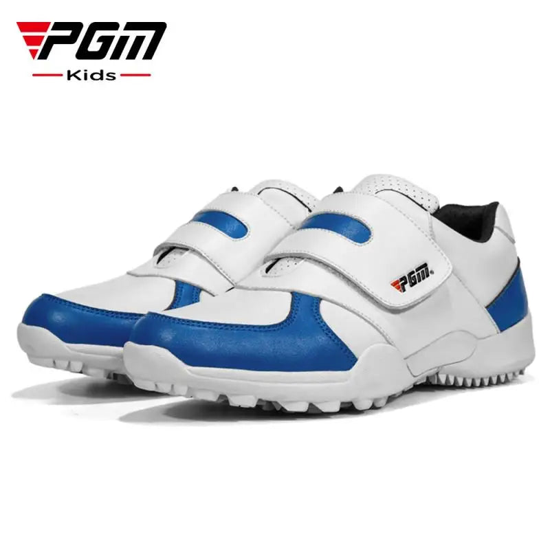 Fashion Sports Shoes Children's Girls /Boys Golf Shoes Anti-slip Leather Outdoor Kids Sneakers