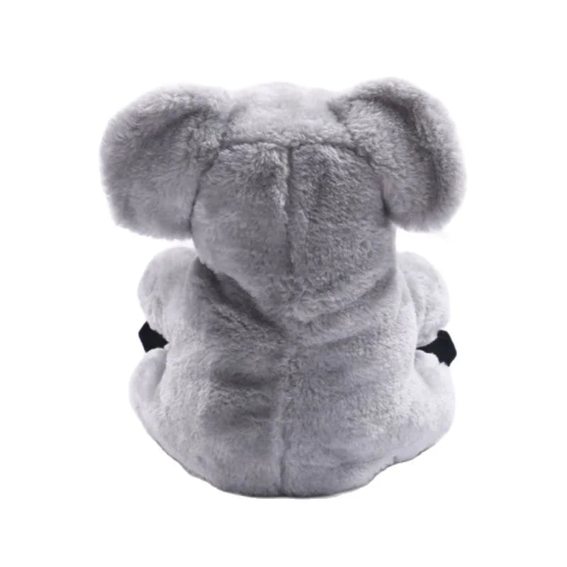 Animal Koala Golf Club Head Covers for Driver Head Cover Protector Plush Koala Golf Accessories Gray