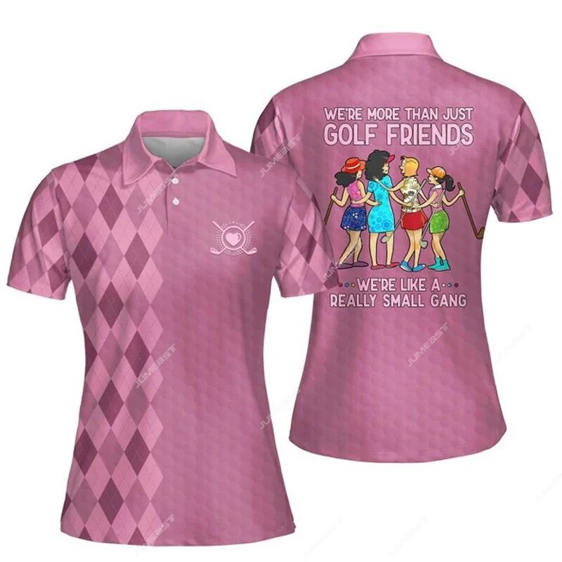 Womens Golf Shirts, Sportswear, Light Weight And Breathable