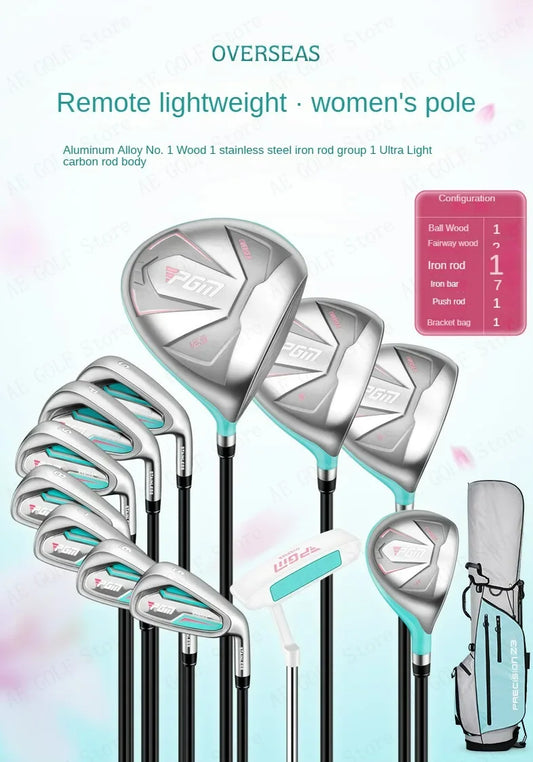 Women Golf Clubs Set with Golf Bag Stainless Steel / Carbon Shaft Irons/Woods/Driver/Putter