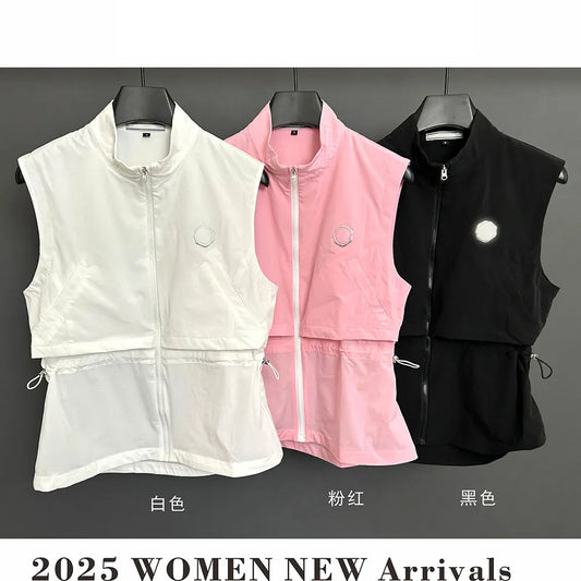 Women's Golf Spring Thin Vest, Comfortable, Breathable