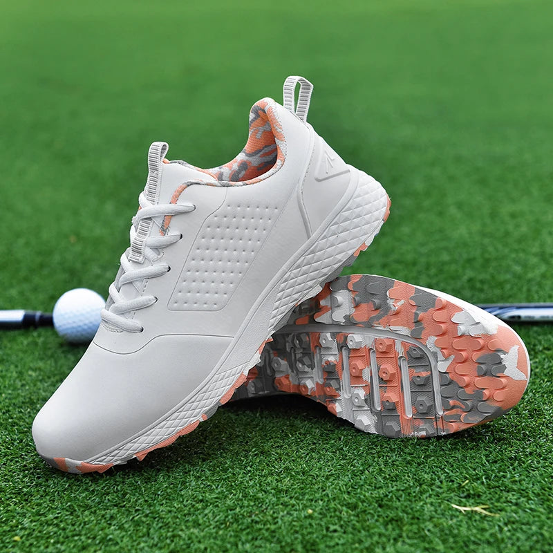 Womens Golf Shoes Waterproof Sports Shoes, Golf Comfortable Walking Golfing Footwear