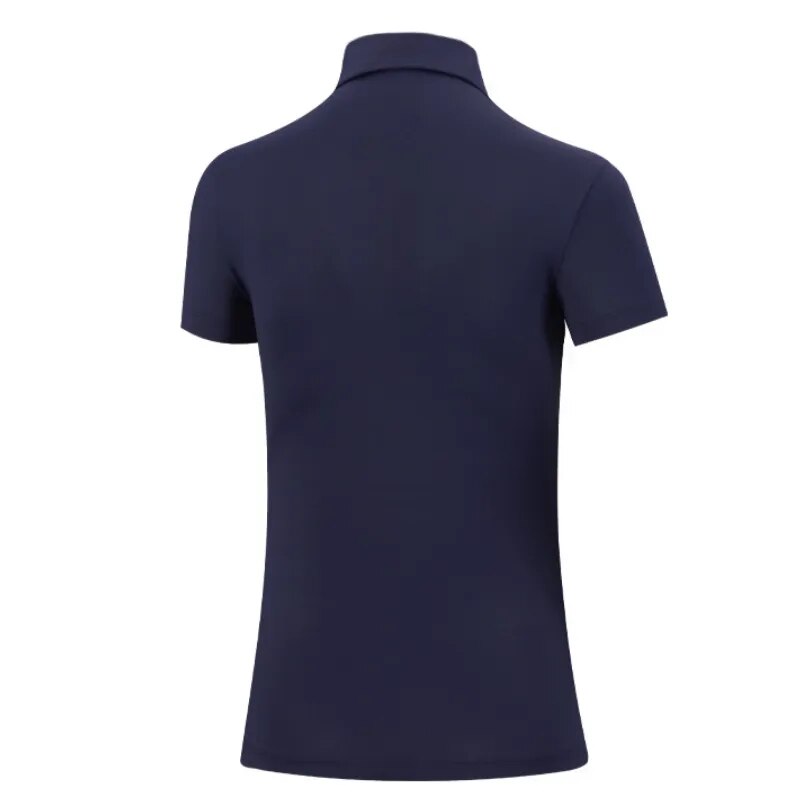 Summer Womens, Golf, Short-Sleeved, Quick-Dry, Breathable, Sport-Wear